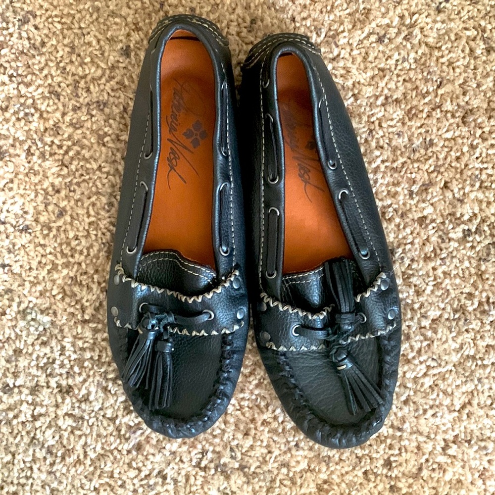 Patricia Nash Dominica Tassel Loafer Flats Black Size 10